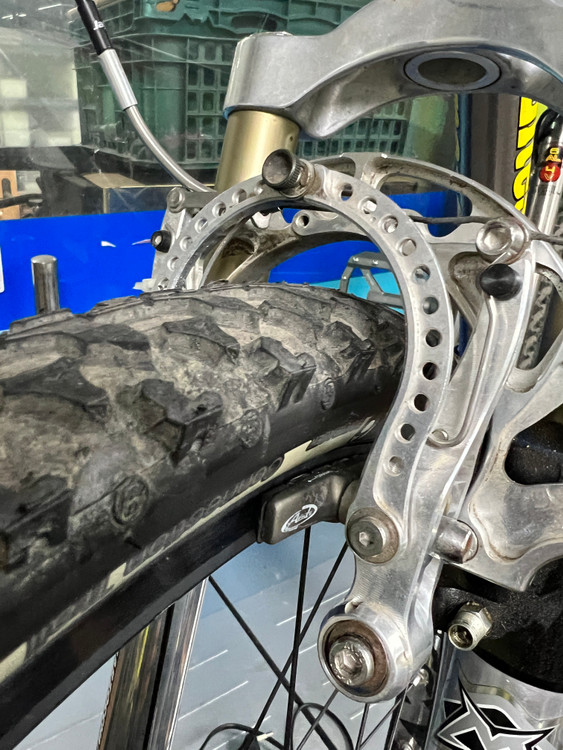 litespeed tanasi 타나시 빈티지 17인치 티타늄 MTB 자전거--3