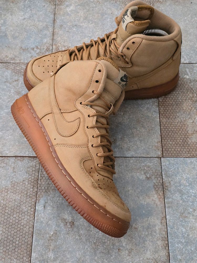 (255)나이키 에어포스 1 하이 된장 스니커즈 운동화--7