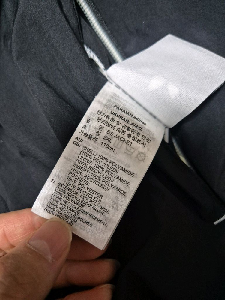 아디다스 x 예스아이씨 BS 바람막이 저지 리버시블 자켓 블랙 JN5816 이미지