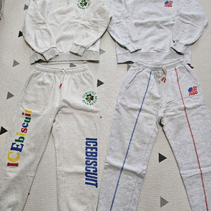 아이스비스킷 트레이닝 상하복 세트 155사이즈