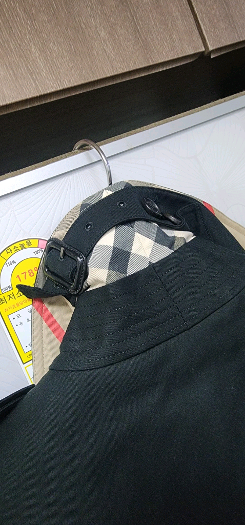 버버리 샌드링엄 미드 트렌치코트66/ 켄싱턴 숏코트 55--5