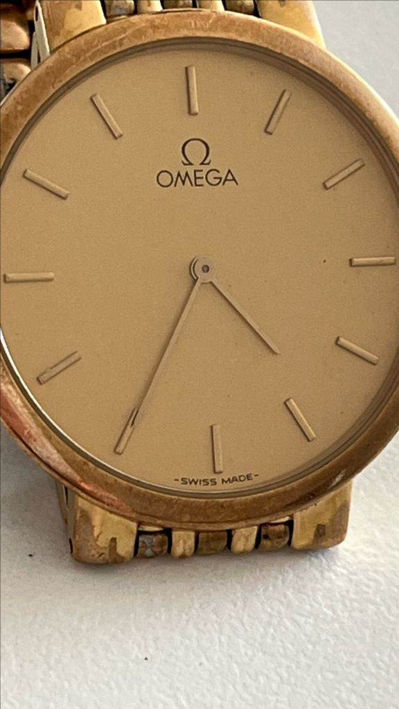 오메가 드빌 금장 시계 OMEGA Deville 빈티지 명품 이미지