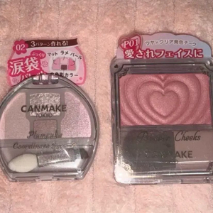 캔메이크 애교살 메이커 02 사쿠라 블러셔 P01 아이섀도우 이미지