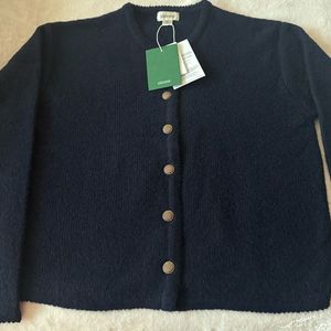 택새상품/실사0) 시엔느 블랑쉬 울가디건 네이비 이미지