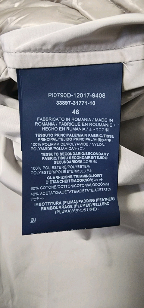 에르노 Herno 경량패딩 77--7