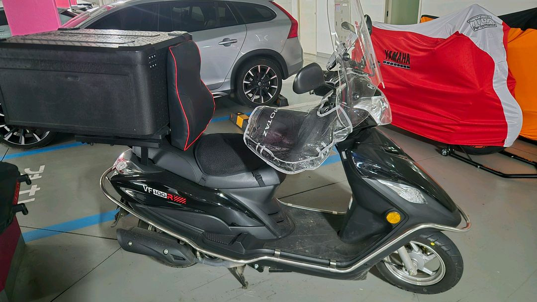 신차급 26년식 배달세팅 vf100r 스쿠터/오토바이 + 헬멧,세나,블랙박스--3