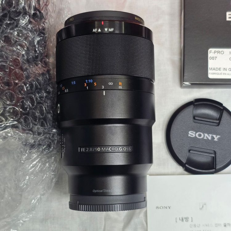 소니 FE 90mm F2.8 Macro G OSS 풀박--4