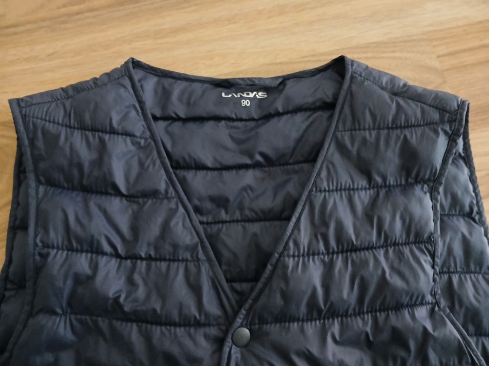 랜더스 브이넥 라이트 경량 패딩 조끼 LD90W NV--2