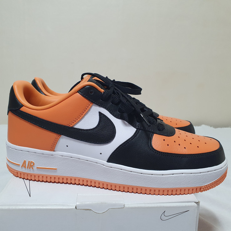 275 나이키 에어포스 1 쉐터드 백보드 컬러 오렌지 블랙 화이트--1