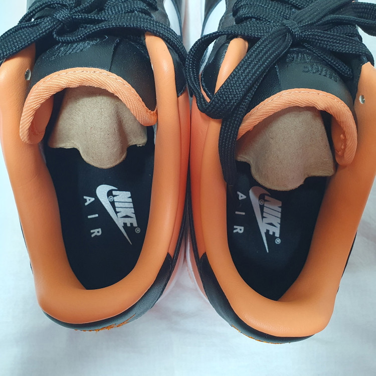 275 나이키 에어포스 1 쉐터드 백보드 컬러 오렌지 블랙 화이트--5