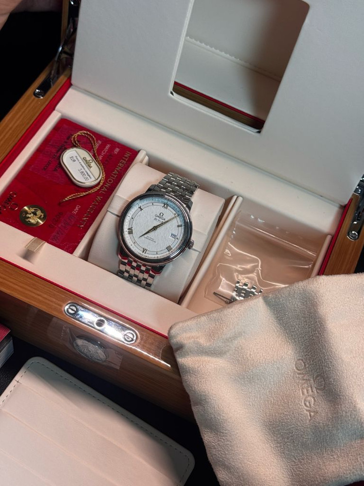 오메가 드빌 프레스티지 39.5mm--4