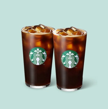 스타벅스 아이스카페아메리카노TALL 2잔--0