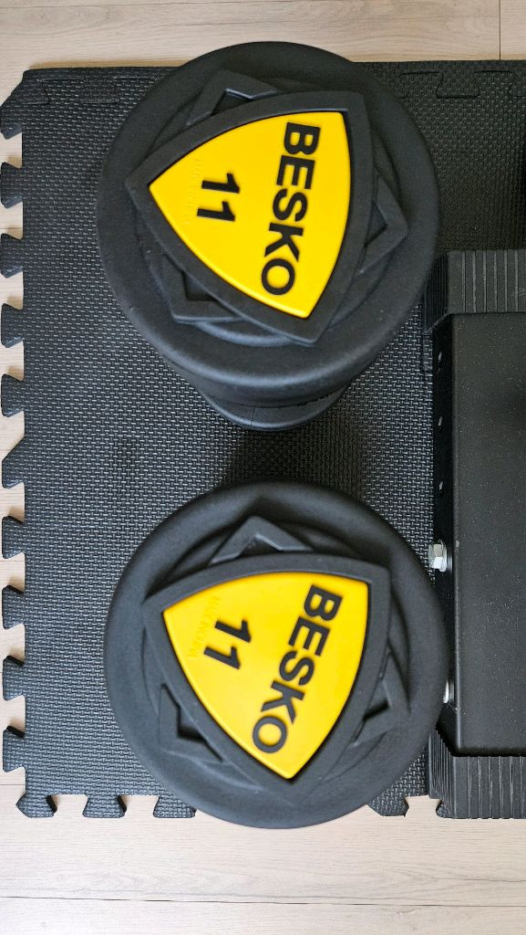 베스코 11kg 덤벨 2개 이미지