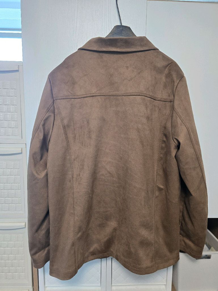 카멜브라운 스웨이드자켓 이미지