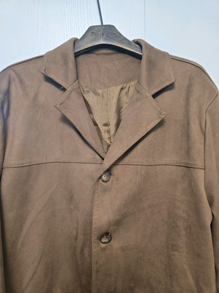 카멜브라운 스웨이드자켓 이미지