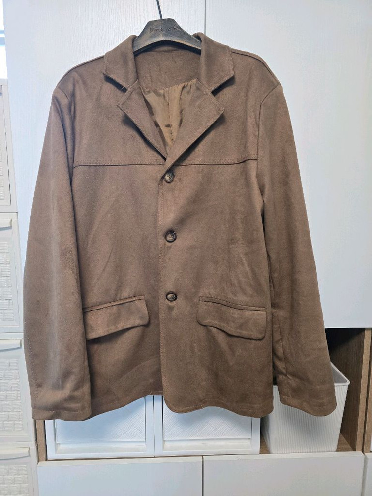 카멜브라운 스웨이드자켓 이미지