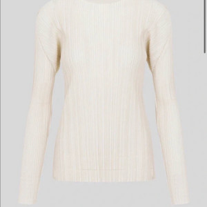 플리츠플리즈 소프트플리츠 오프화이트