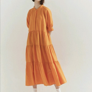 쥬시쥬디 헨리넥 린넨 롱원피스