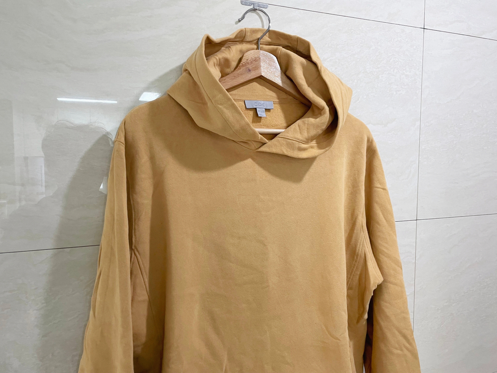 COS / 머스터드 후드티, 남성 티셔츠 / L(105)--1