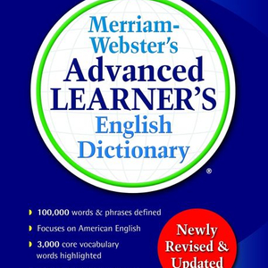 Merriam-Webster's Advanced Learner's Dictionary 이미지