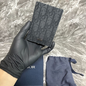 디올 오블리크 자카드 오거나이저 카드지갑 이미지