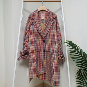 쥬시쥬디 오버핏 언발 트렌치코트