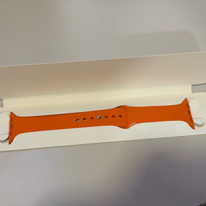 에르메스 오랑쥬 실리콘(M/L) 44/45/46mm 애플워치 스트랩 이미지
