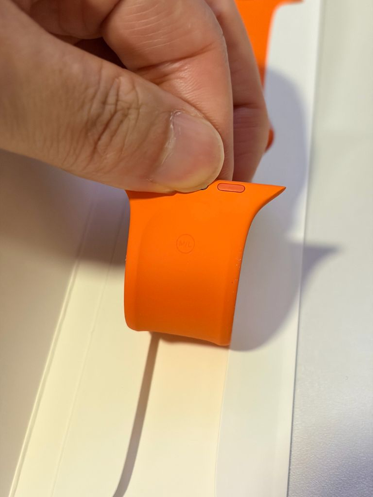 에르메스 오랑쥬 실리콘(M/L) 44/45/46mm 애플워치 스트랩 이미지