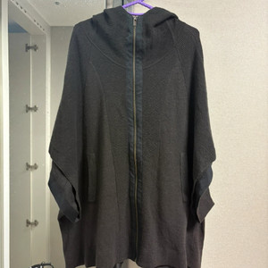 타임 후드케이프(울,캐시미어혼방)