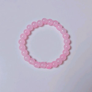 [새상품]천연석 장미수정 로즈쿼츠 여자 팔찌/목걸이 반지 귀걸이 스와로브스키 구찌 까르띠에 천연원석 천연옥 건강 이미지