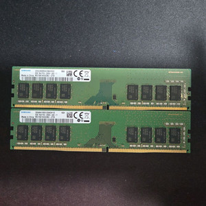 삼성전자 DDR4 PC4-2666V 8G 2개 세트 판매합니다