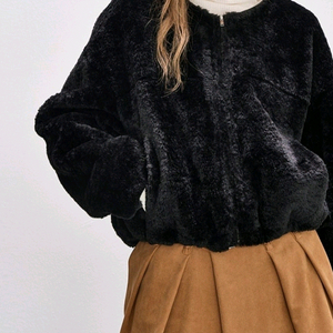 시스템 플러피 칼라리스 자켓 블랙 55 랑방 마인 타임 더캐시미어 오브제 sjsj