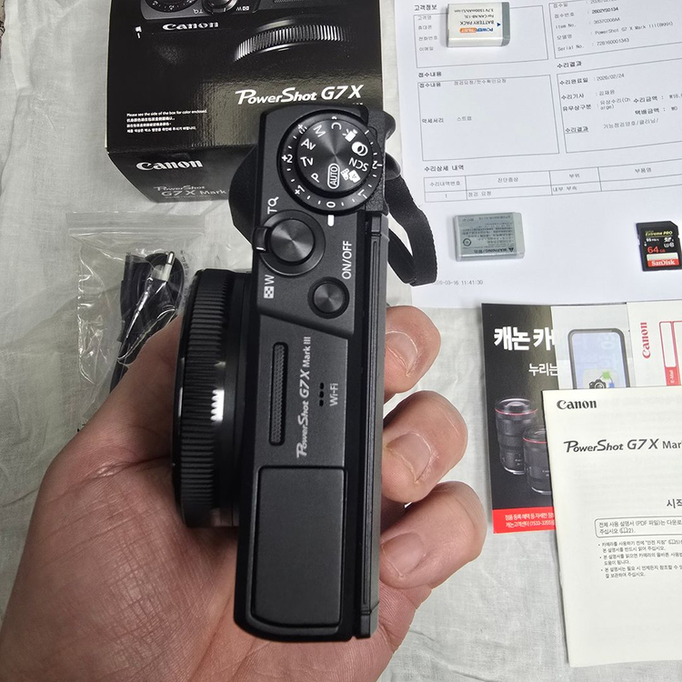 컴팩트 디지털카메라 캐논 g7x mark3--7