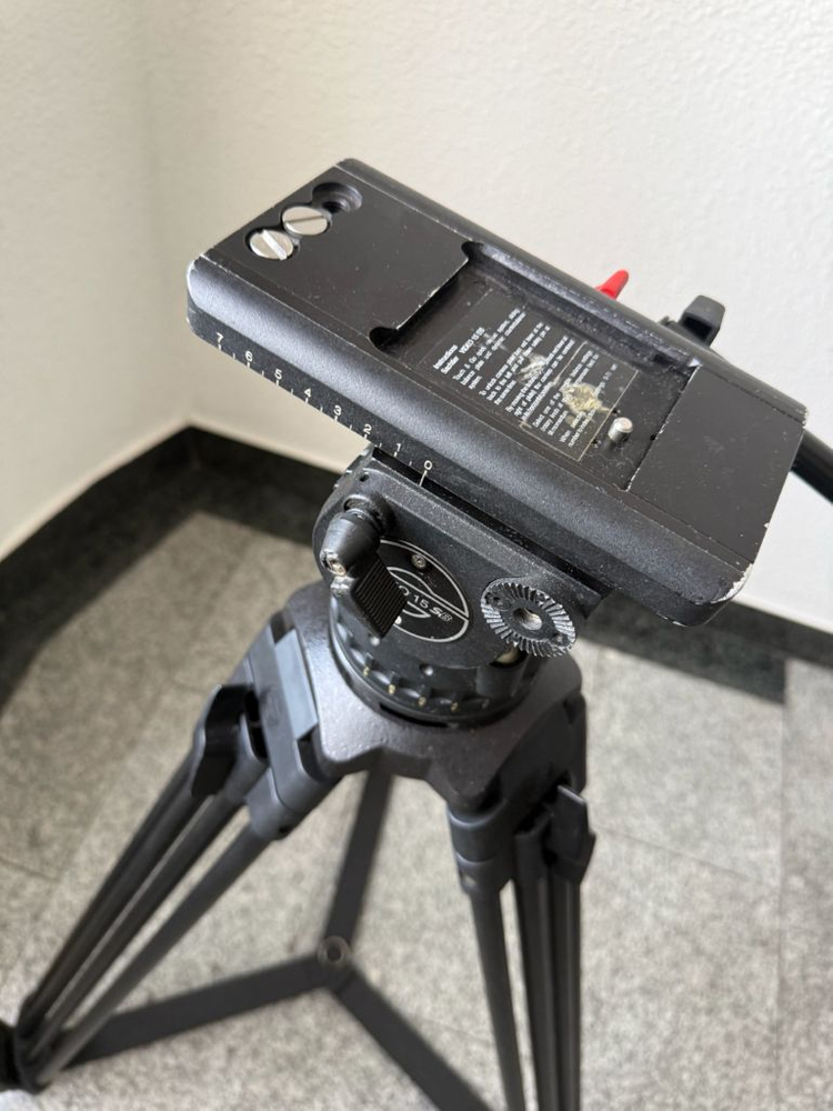 셔틀러 비디오 15sb, 2단트라이, 사각슈(플레이트포람(사진))(sachtler video 15sb)가방없음 이미지