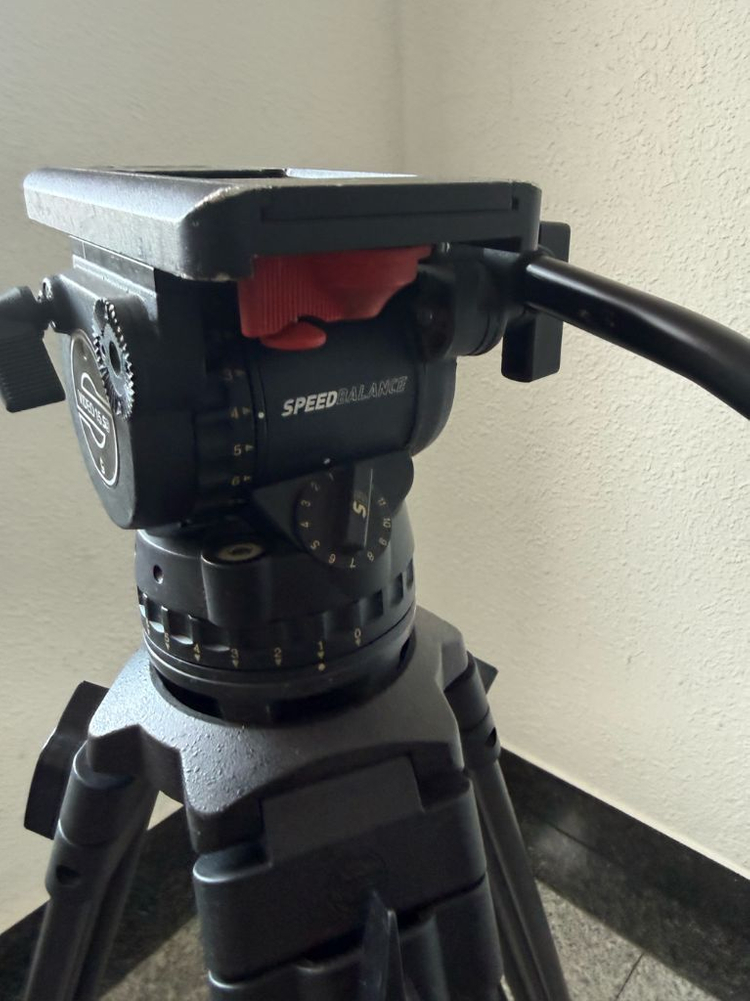 셔틀러 비디오 15sb, 2단트라이, 사각슈(플레이트포람(사진))(sachtler video 15sb)가방없음 이미지