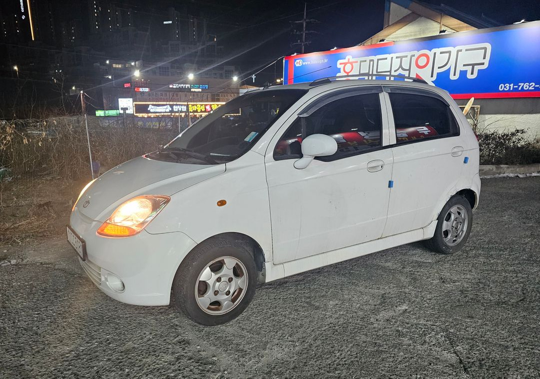 개인 가성비 올드카 연비좋은 올뉴마티즈 오토 120만 저렴히 팝니다. ㅡ경차 오토,배달,업무용 이미지