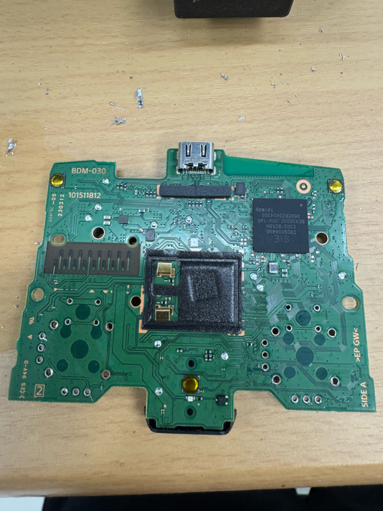 듀얼센스 TMR개조, 배터리 대용량 변경--2