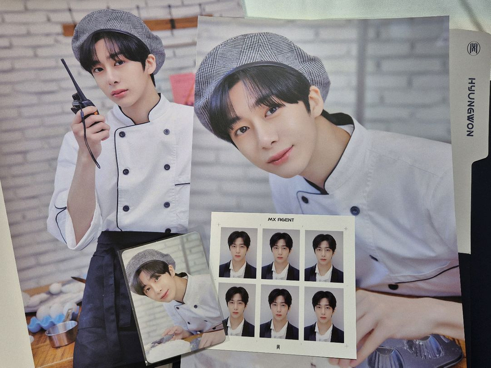 급처) 몬스타엑스 MX AGENT, 뱃지, 포카 세트 이미지