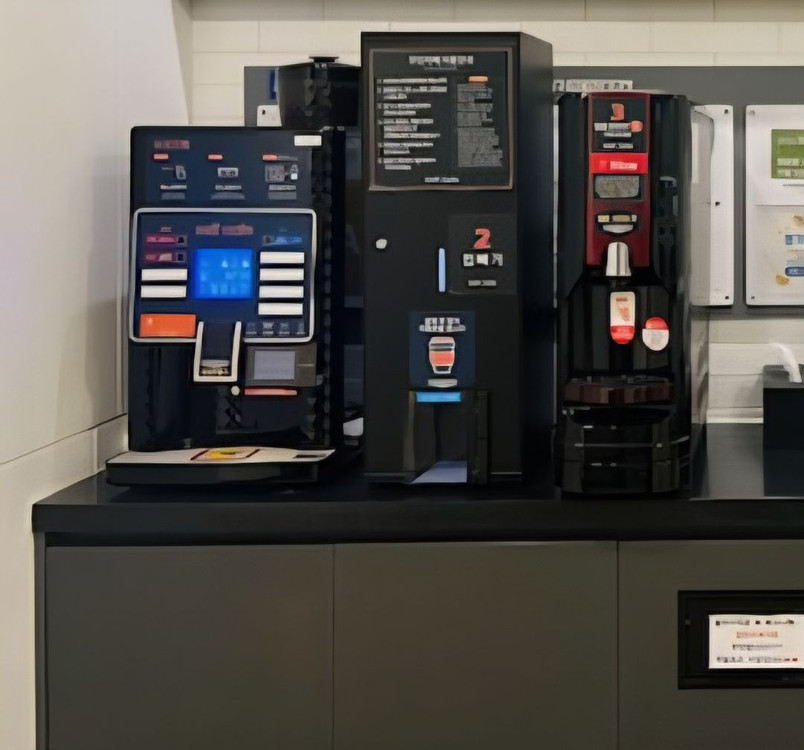 무인커피 커피머신 세트--1