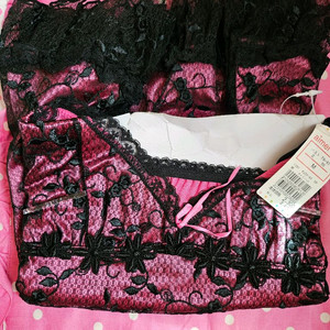 에메필 핑크 레이스 속옷 상의 M 이미지