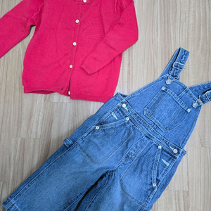 유아 멜빵바지 110사이즈 이미지