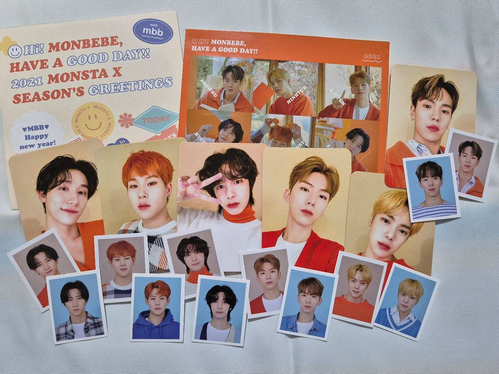 급처) 몬스타엑스 2021,23 시그 포카,증사,엽서,포스터 세트 이미지