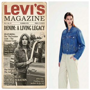 66.리바이스 스태치 데님자켓