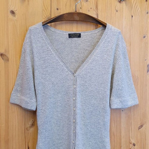 55.Cashmere 크롭 가디건