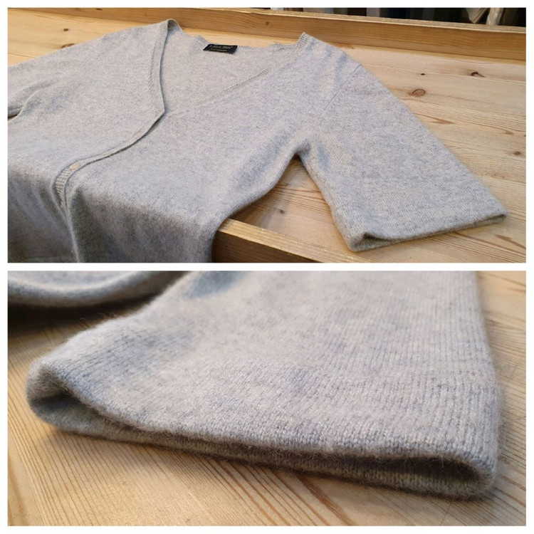 55.Cashmere 크롭 가디건--3