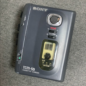 소니 TCM-59 워크맨 카세트 플레이어