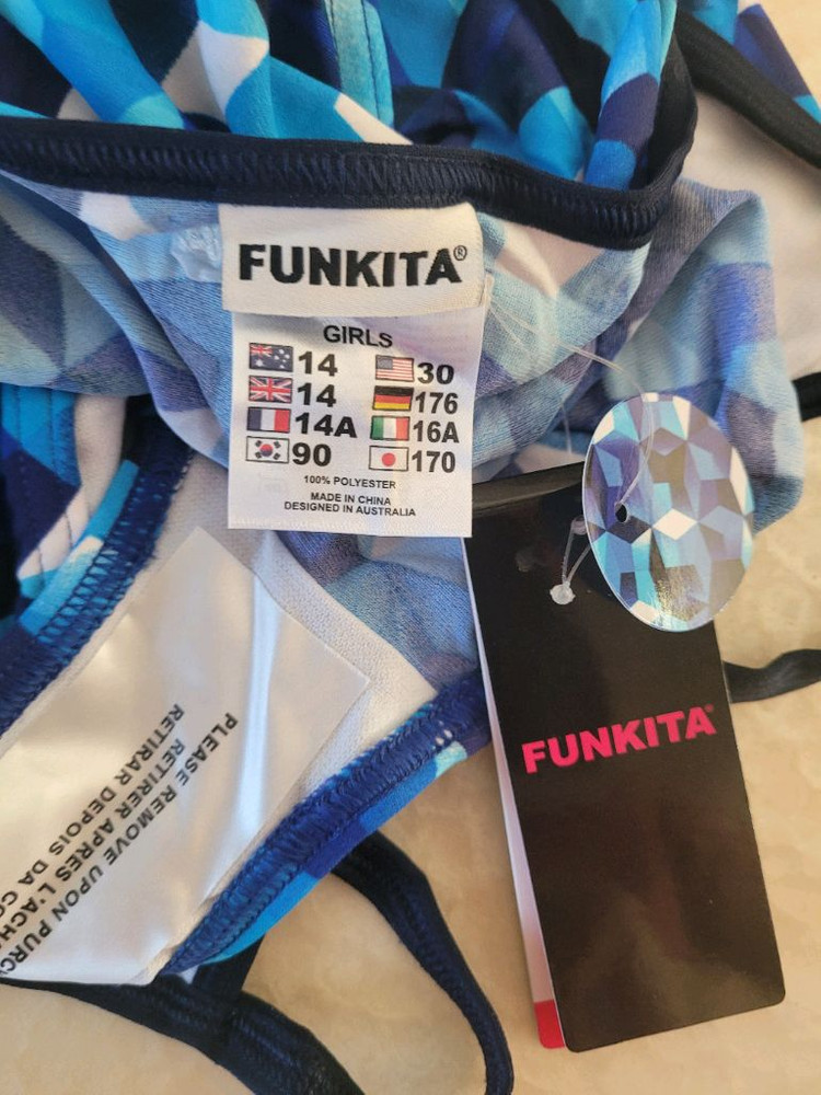 (새상품)펑키타여자수영복(걸14)--3