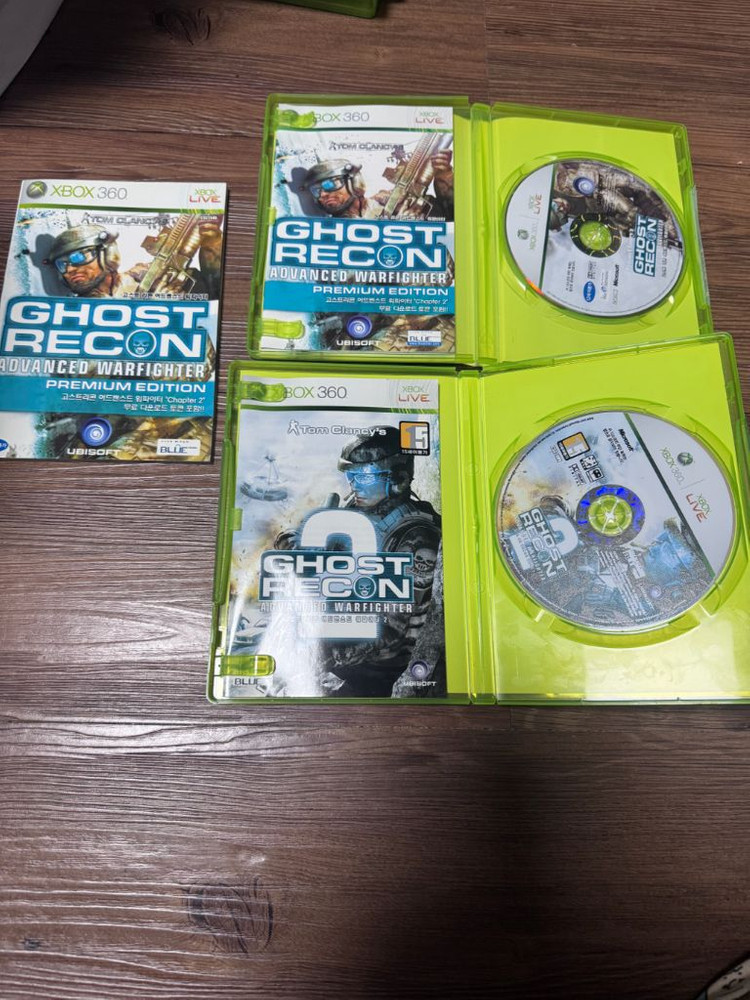 XBOX360 엑스박스360 고스트 리콘 어드밴스드 워파이터 1,2 정발 이미지