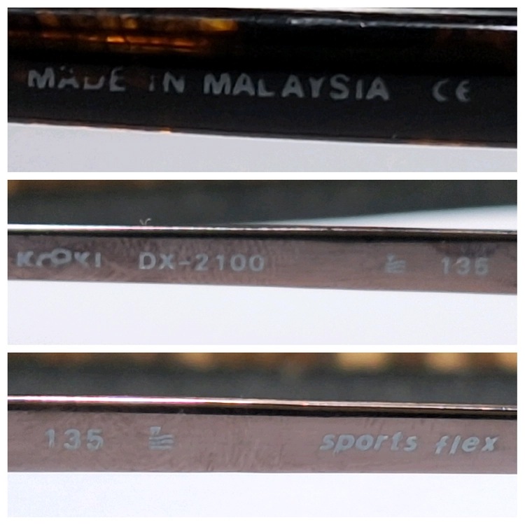 쿠키 Kooki DX-2100 일본 빈티지 안경 안경테 클래식 클래식 레트로 복고 앤틱 y2k 감성 패션 인테리어 이미지