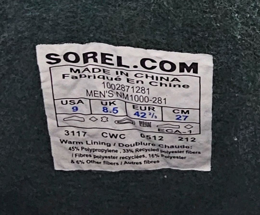 소렐 카리부 방한부츠 270 이미지